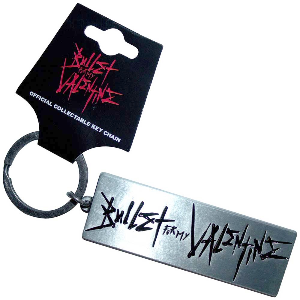 Bullet For My Valentine - Engraved Logo Porteclés - Couleur argent